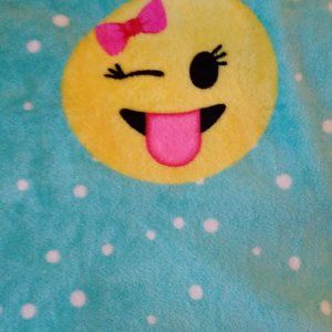 Emoji expressions Christmas theme blanket